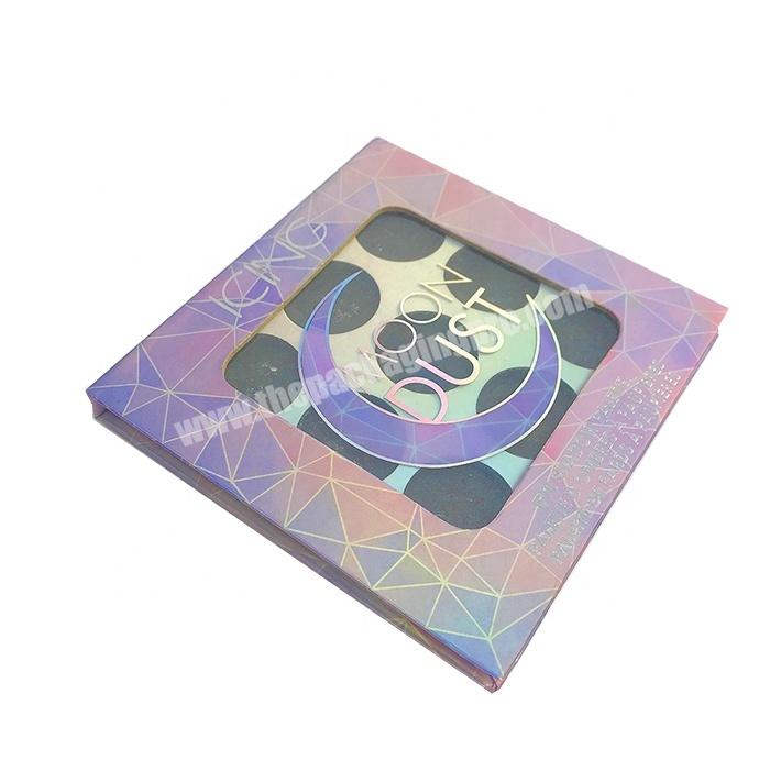 New Arrival Customized Logo Printed Recycled Cardboard  Packaging Eyeshadow Palette