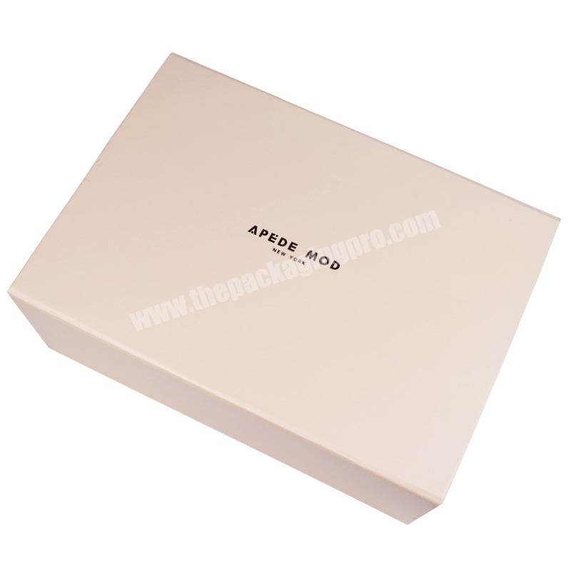 New Arrival High-end Customized Pink Color Magnetic Book Shape Cardboard Gift Foldable Box For Gift Packaging With Logo