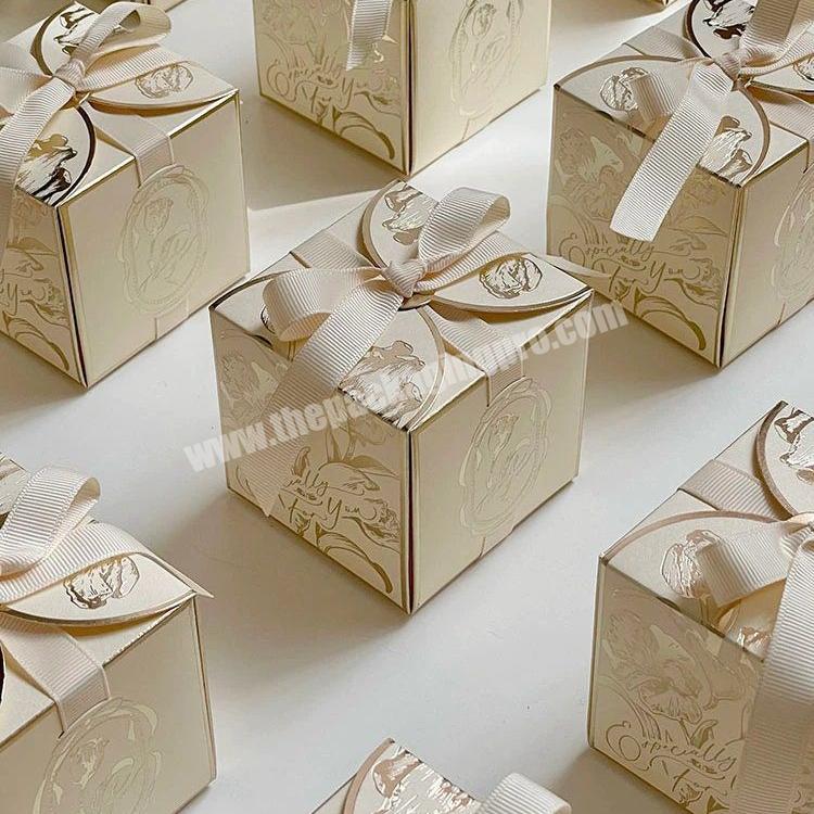 New Luxury Event Party Supplies Souvenirs Gift Paper Packaging Wedding Candy Box