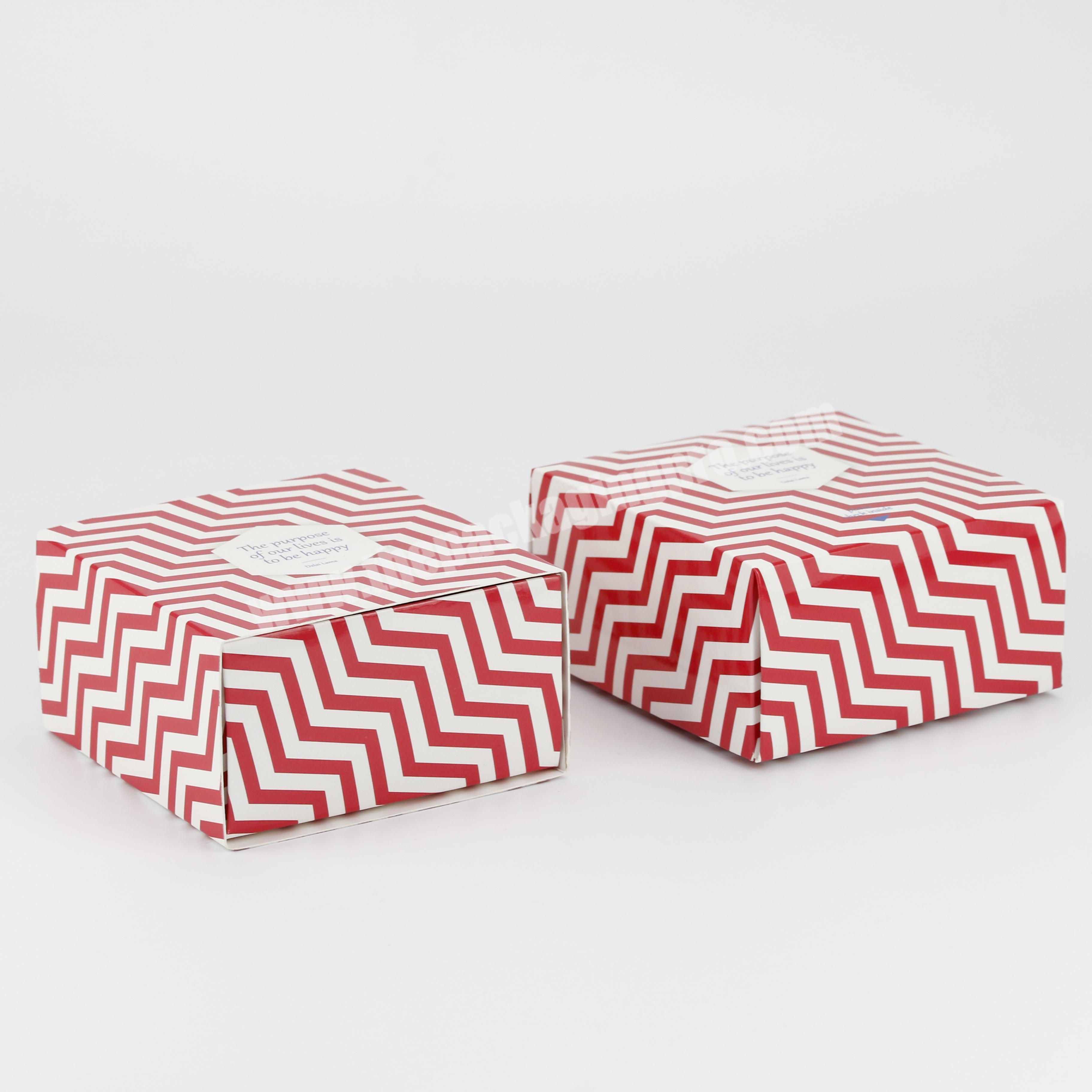 New design custom cookie box packaging with your own logo