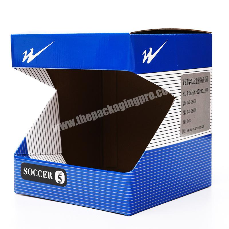 OEM Corrugated Sport Basketball Packaging Box Soccer Ball Box