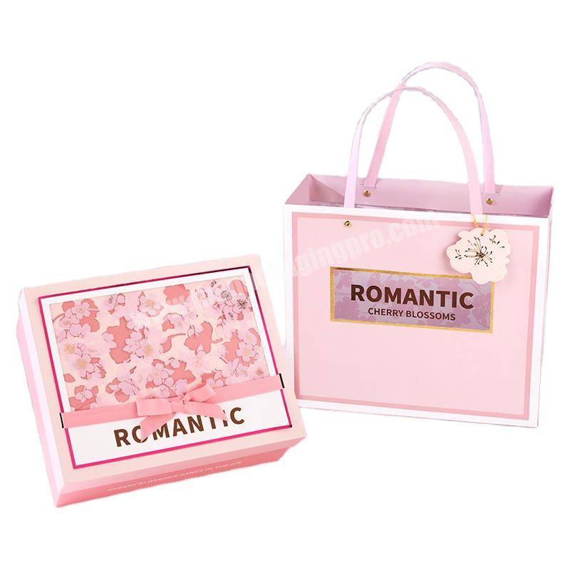 OEM Manufacturer Girl Valentine Wedding Gift Boxes Creative Cardboard Custom Lid and Base Packaging Gift Box