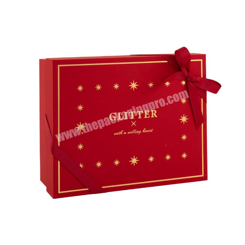 OEM Manufacturer Girl Valentine Wedding Gift Boxes Creative Ribbon Cardboard Custom Luxury Packaging Gift Box