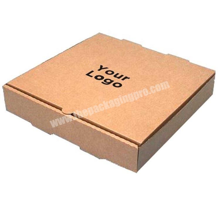 OEM Manufacturer Logo Pizza Box Package Carton Supplier Custom Design Printed Packing Bulk Cheap Pizza Boxes