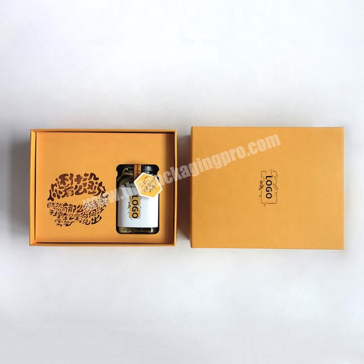 OEM ODM Honey Rigid Packaging Gift Paper Box
