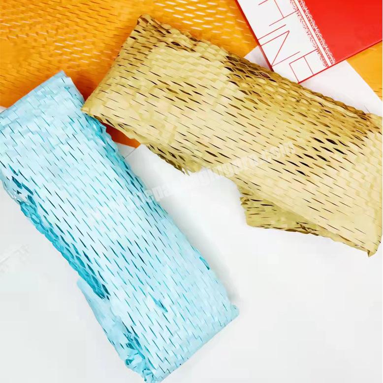 Papel de embalaje de panal Honeycomb Wrapping Paper Honeycomb Cushioning Wrap Roll for Moving Shipping Wrapping Gifts