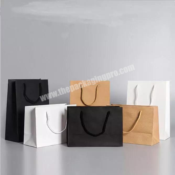 Paper bags with your own logo paper gift bag low price paper bags wholesale