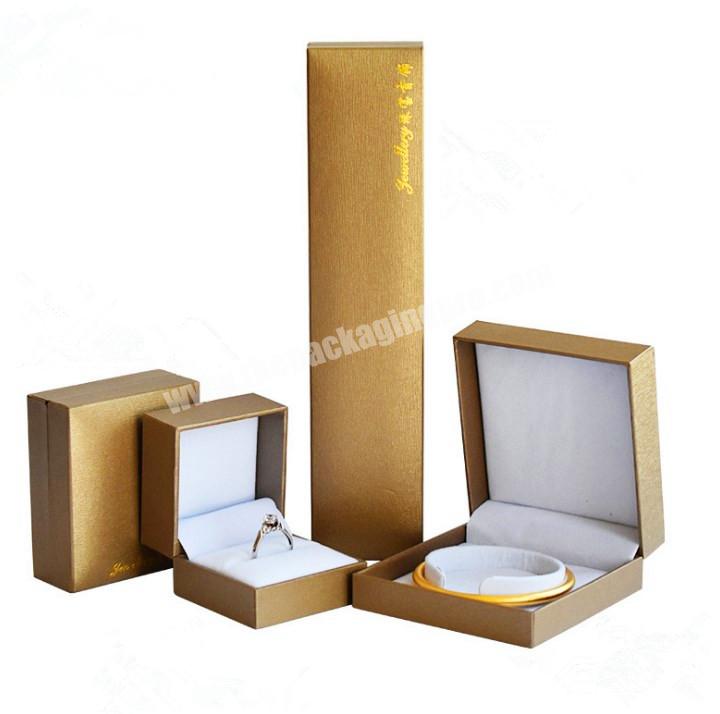 Personalised Custom Logo Printed Leatherette Paper and Plastic Jewelry Packaging Gift Box for Jewelry