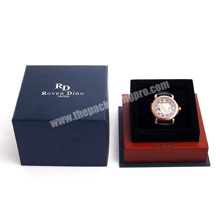 Personalized Custom Grain Wholesale Luxury Single Watch Box