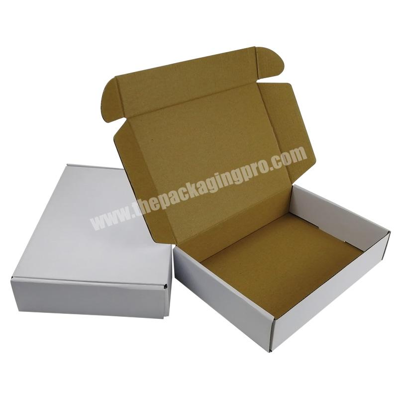 Printed Blue Private Label Lash Boxes shipping package custom logo Corrugated Cardboard box