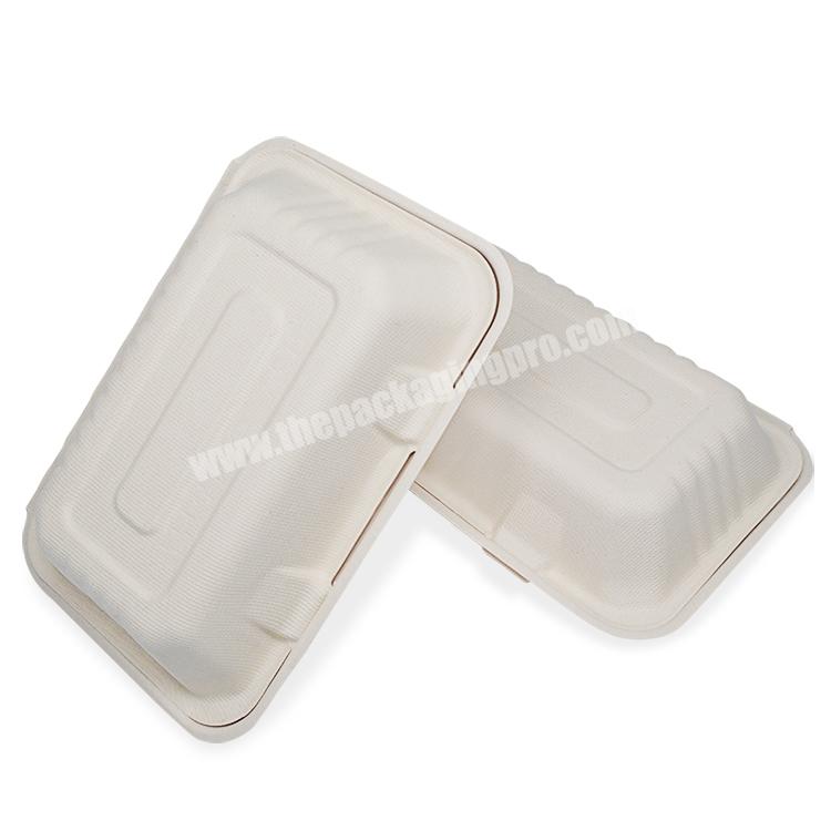 Promotion Price Environmentally Friendly Single Customized Rectangular Disposable Take-away  Lunch box