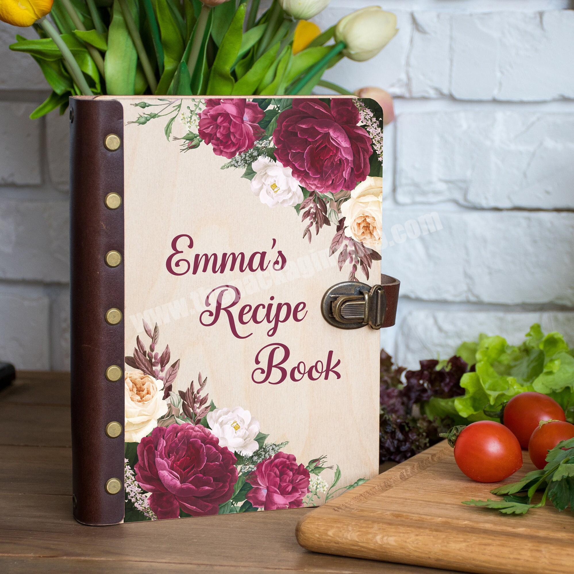 Recipe Binder Personalized Recipe Book Bridal Shower Gift Mother Daughter Gift Anniversary Gift for Wife Custom Cookbook Journal