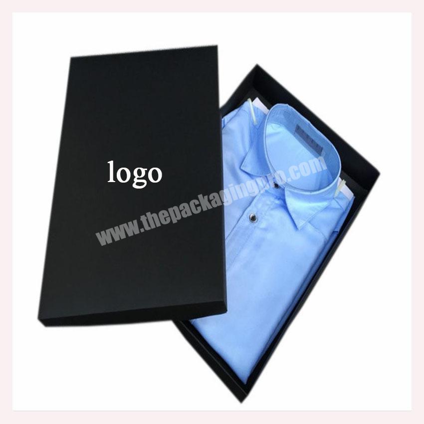 Recycled Custom Fashion Luxury Lid And Base Gift Paper Box For Garments Gift Folding Clothing Boxes