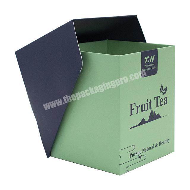 Red tea corrugated folding boxes carton cardboard paper boxes packaging kraft mailer shipping boxes
