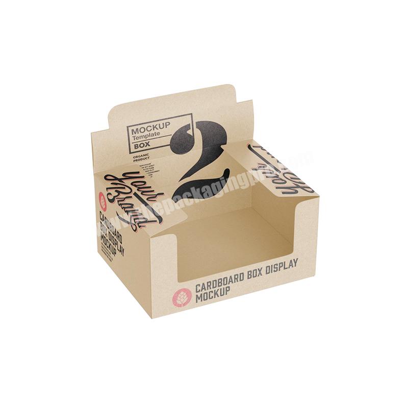 Retail Shop Shelf Ready Tray Packaging Display Box Folding Corrugated Paper Cardboard Carton PDQ for Snack Packaging