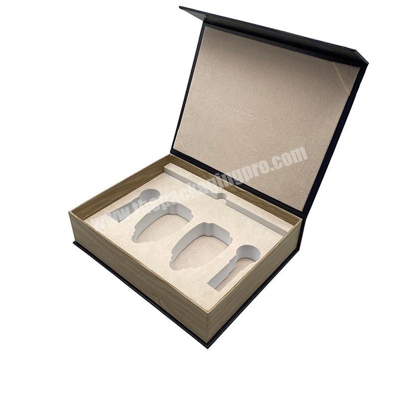 Rigid Paper Perfume Box Flip-open Magnetic Makeup Box Cardboard Cosmetic Gift Box