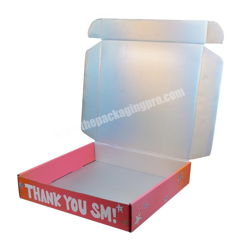 SENCAI  Delicate Customized Corrugated Paper Packaging Mailer Boxes For Gift Packaging With Holographic Card
