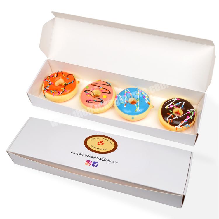 SENCAI Food Grade Products Art paper Packaging  Donut Boxes Custom Logo