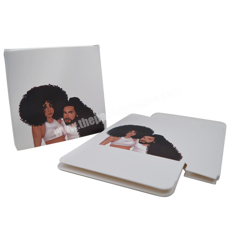 SENCAI Free Design Customized Logo Printed Art Paper Box Cosmetic Box With PVC Window
