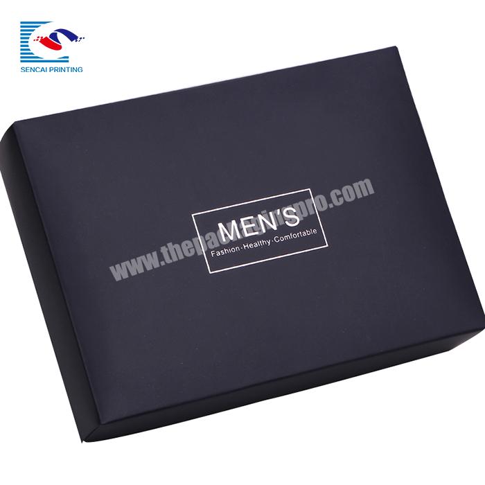 SENCAI Hot-selling Luxury Customized Gift Art Pape Top and Base Black Box for Wig Packaging