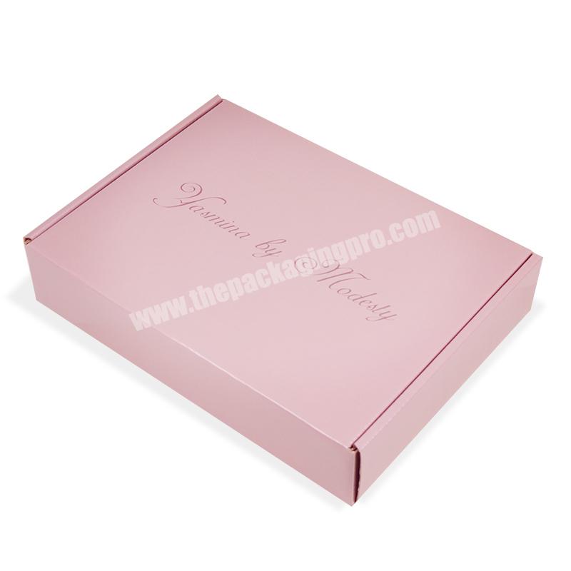 SENCAI Luxury Delicate Customized Pink Color Packaging Mailing Box For Beauty Makeup