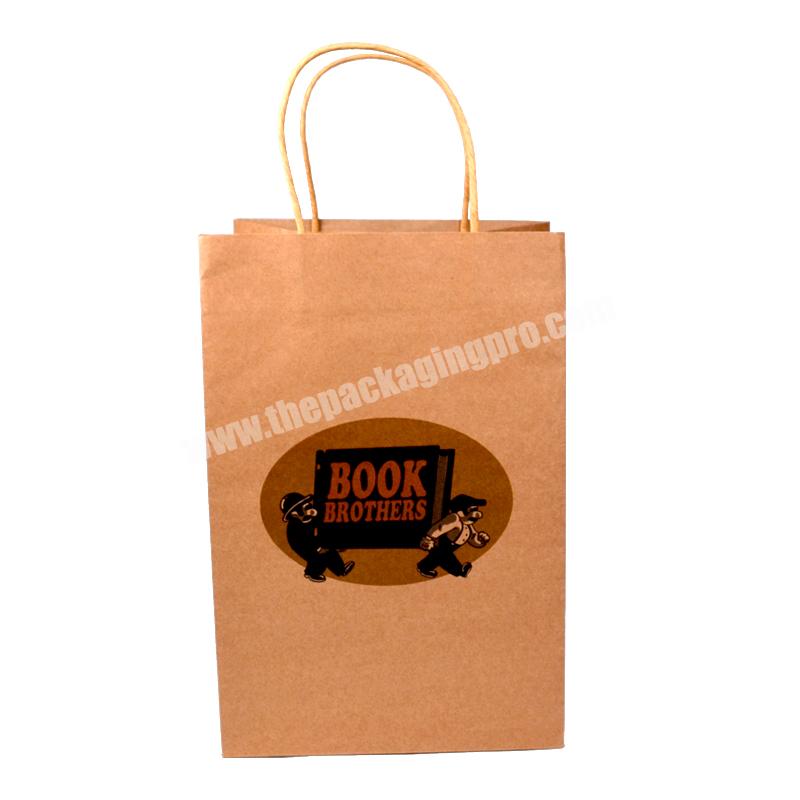 SENCAI Recyclable Free Design Custom Brand Kraft Paper Bag Manufacturing For Meal Packaging