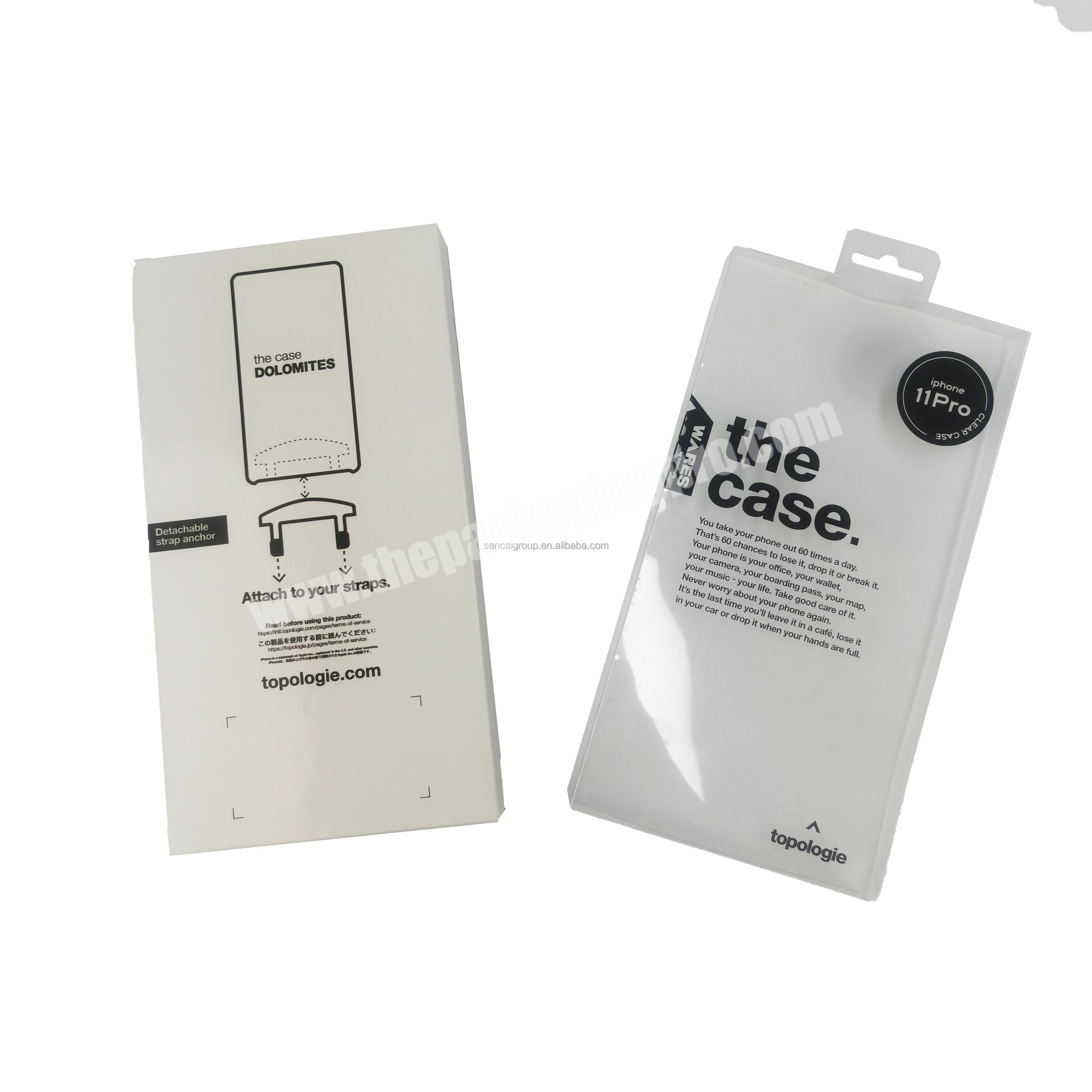 SENCAI Recycled Custom Designing Phone Case Packaging boxes Custom With Your Logo