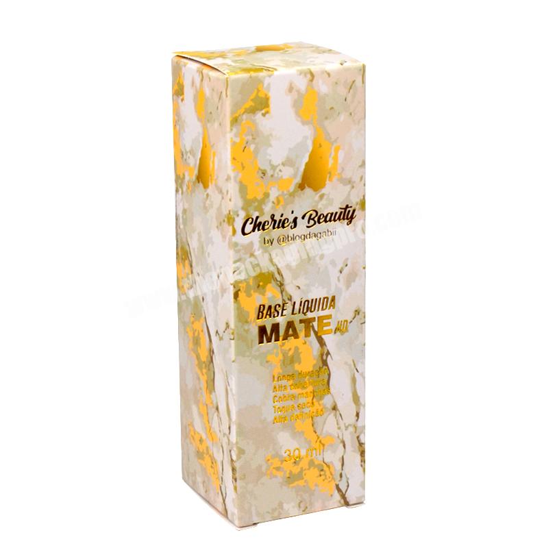 SENCAI Wholesale Hot Foiled Logo Paper Skincare Cosmetic Packaging Box