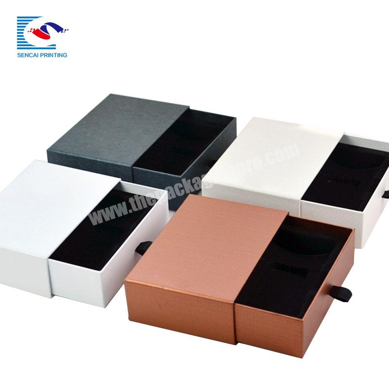 SENCAI wholesale custom size and color perfume packaging drawer boxes