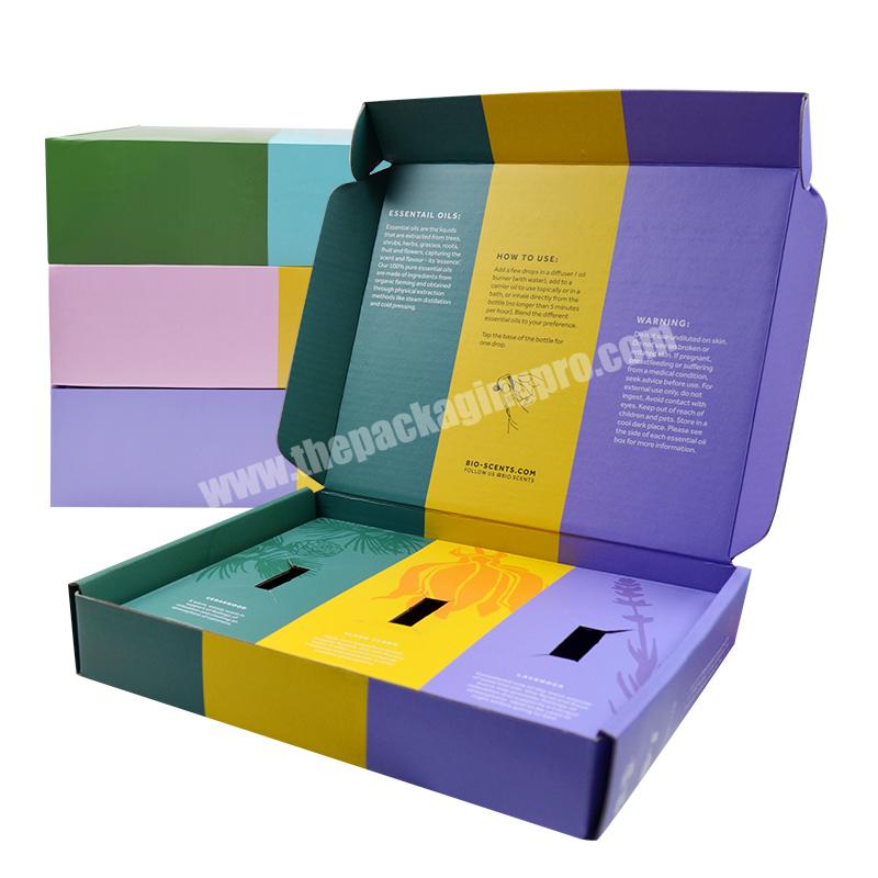 SENCAI wholesale luxury exquisite customized perfume corrugated shipping packaging box