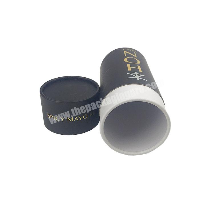 Strong custom made logo printed paper tube cylinder round box