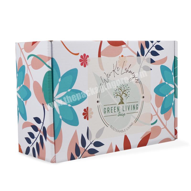 Top-ranking delicate custom design corrugated cosmetic gift paper mailer box