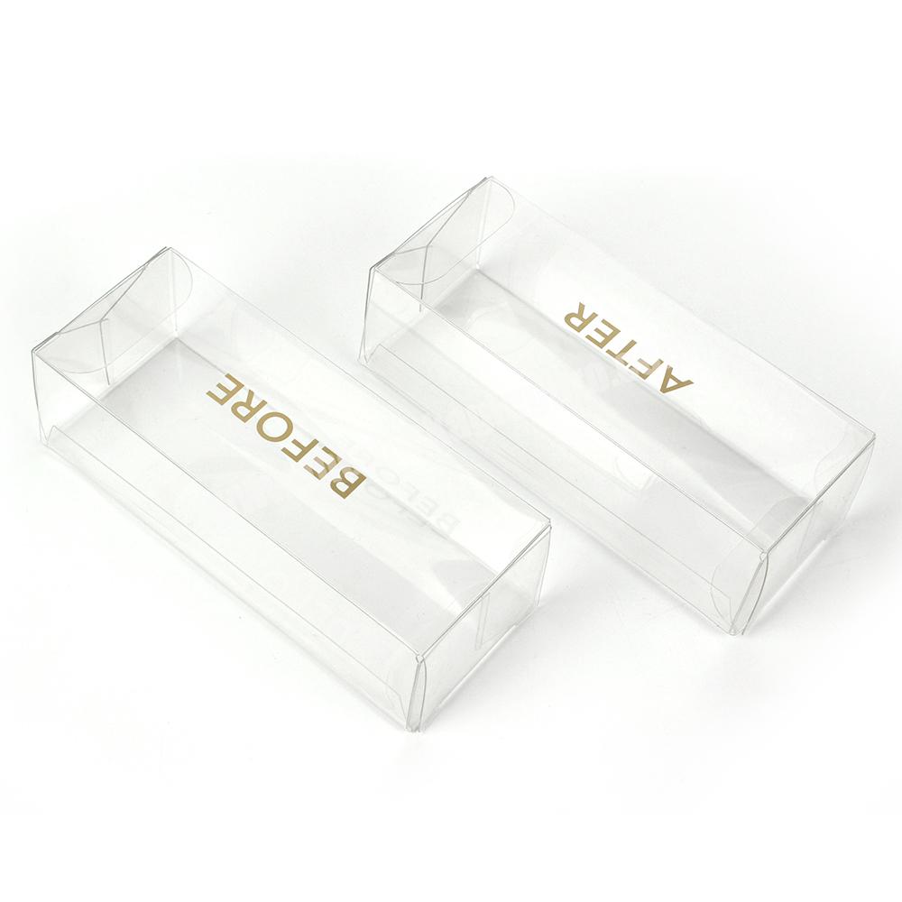 Transparent printed plastic pvc box package,small plastic cosmetic box,pvc packaging