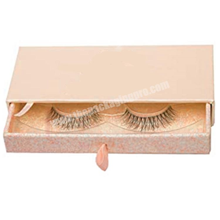 Unique Eyelash packaging Paper Kraft Cardboard Wholesale Square Private Label Eyelash Box