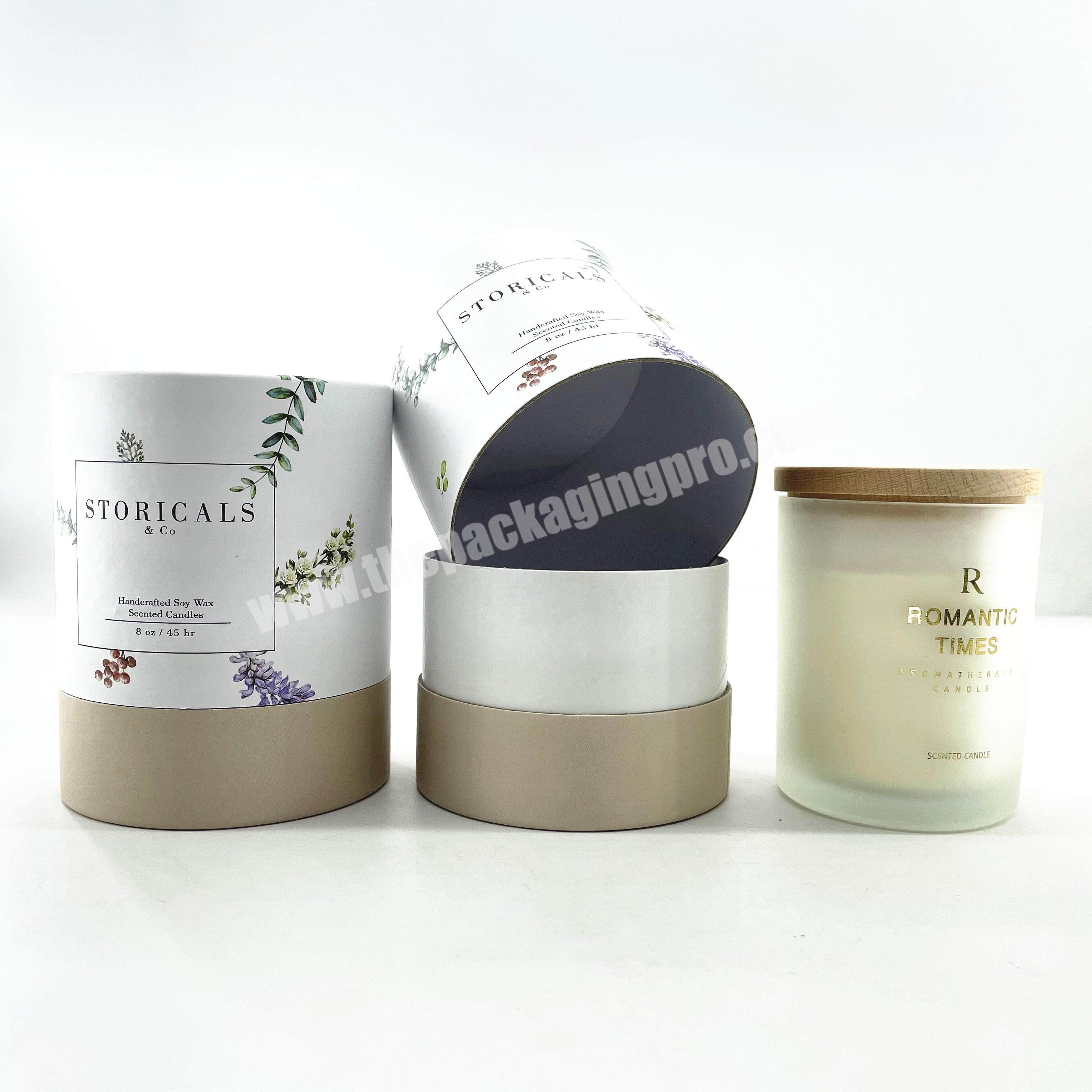 WFKD cardboard tube packaging Biodegradable candle box Packaging Cardboard Can Cylinder Paper Tube