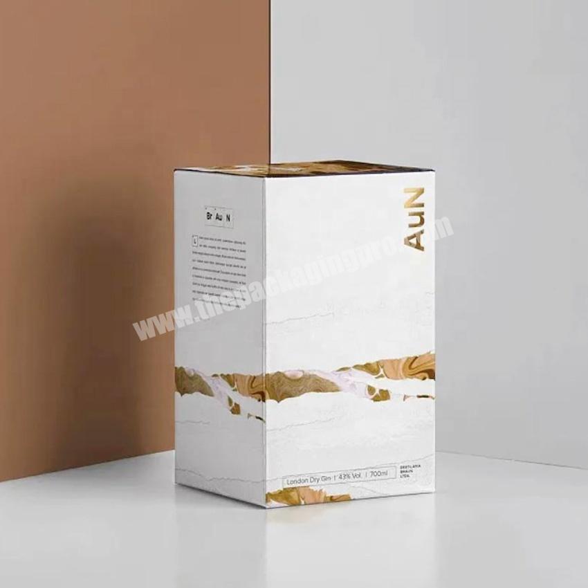 White OEM Printing Luxury Eyelash box Paper Cardboard Perfume Box Packaging Gift Box for Perfume Bottle