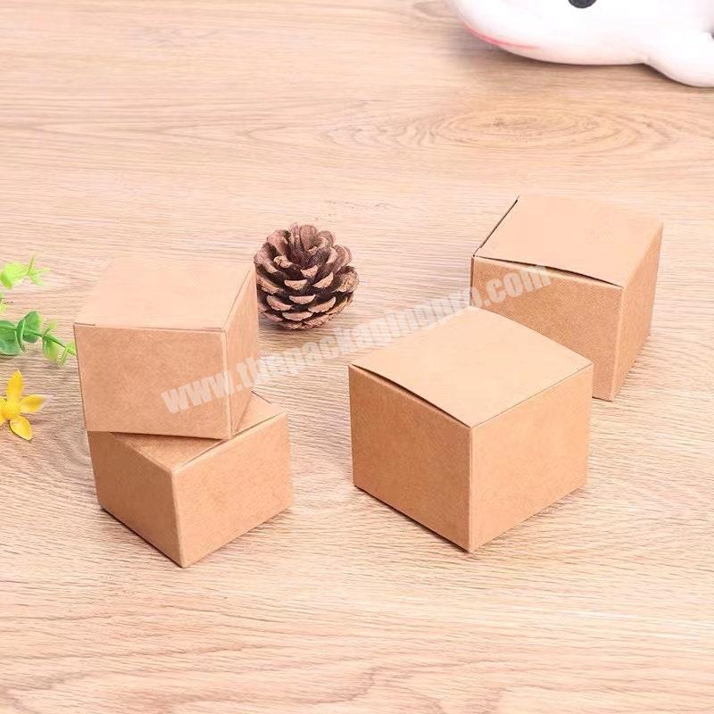 Wholesale Carton Gift Box Kraft Paper Top Tuck Box Jewelry Carton Packaging