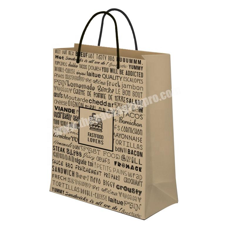Wholesale Cheap Custom logo Print luxury recycle kraft white color coated gift Paper shopping Bags with handles