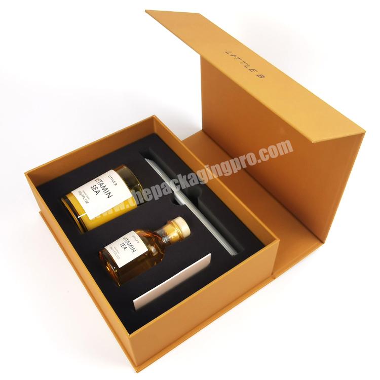 Wholesale Custom Candle Gift Box With InSerts Packaging Luxury Logo Printed Cardboard Custom Candle Packaging Box