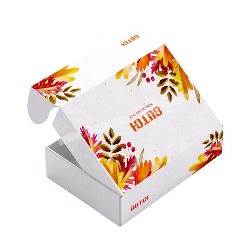 Wholesale Custom Clothing Fold Kraft Paper Mailer Box Packaging Biodegradable cardboard Shipping Corrugated Box