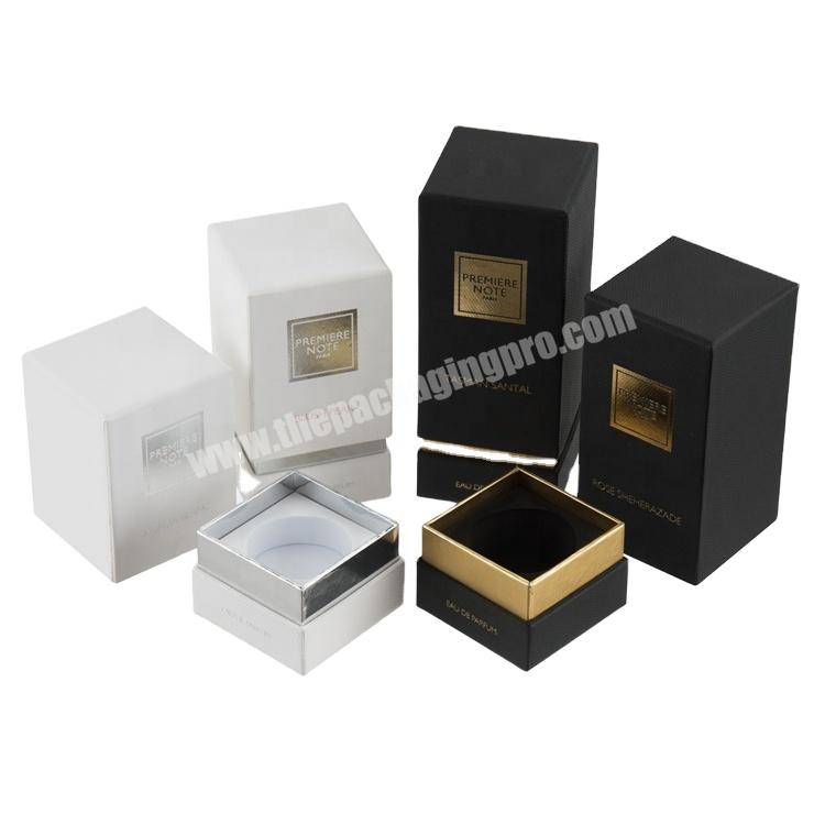 Wholesale Custom Color Hard Paper Eco-friendly Luxury Rigid Cosmetic Perfume Packaging Paper Boxes With Magnet
