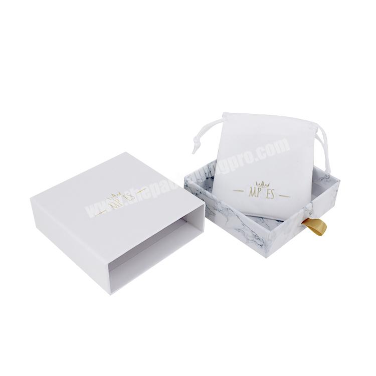 Wholesale Custom Drawer Design Paper Cardboard Jewelry Box Packaging
