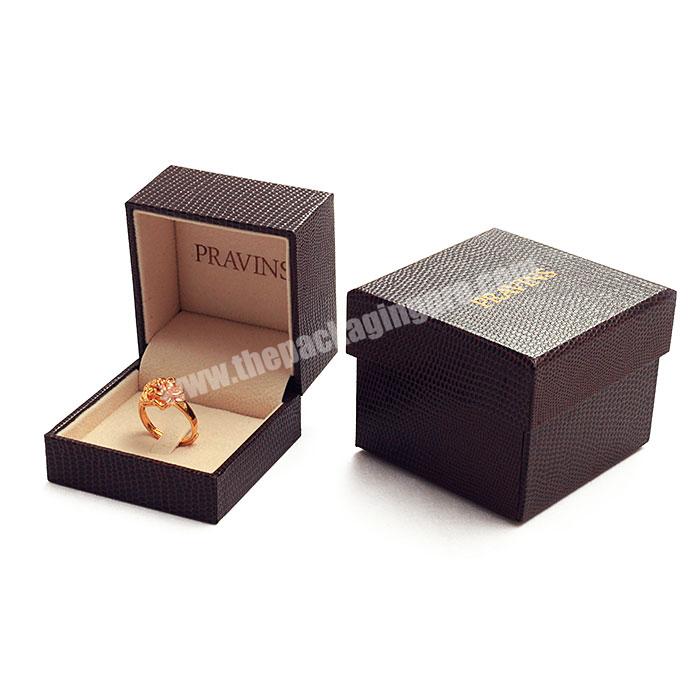 Wholesale Custom High Quality Fashion Popular Plastic Jewelry Ring Boxes