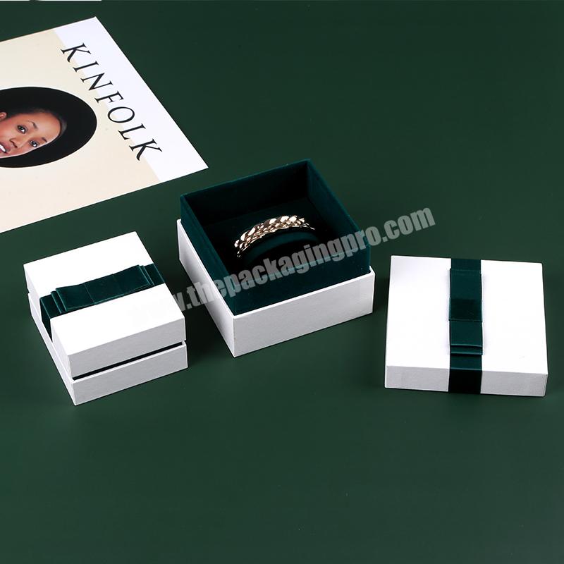 Wholesale Custom High Quality Printed Paper Earring Ring Jewelry Box Jewelry Packaging Ring Boxes