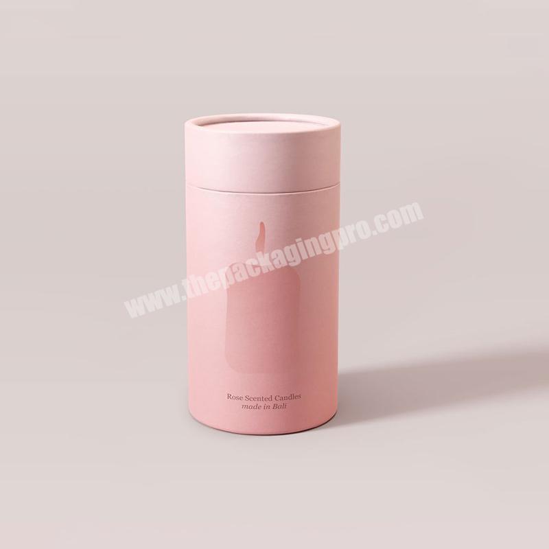 Wholesale Custom Lip gloss Tubes Packaging Box Candle Round Paper Tube Box