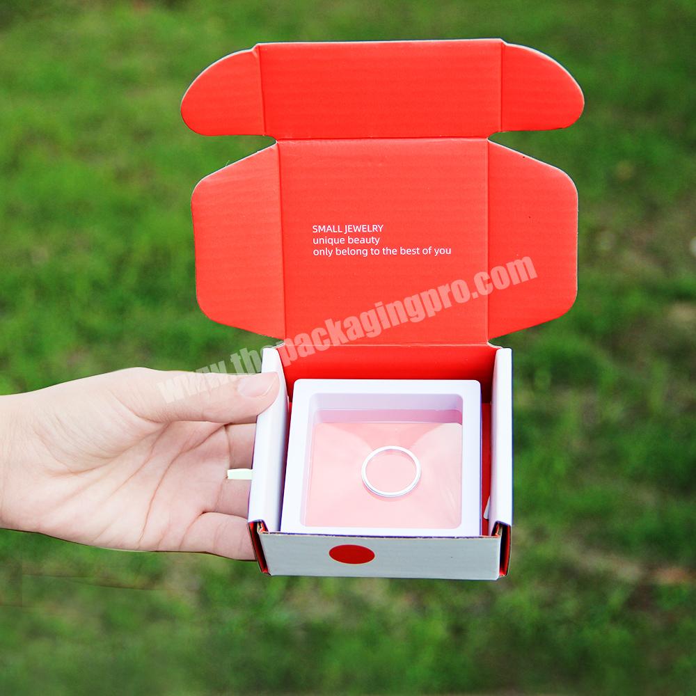 Wholesale Custom Logo Designed Paper Box Package Packaging Corrugated Mailer Boxes Cartons for Jewelry
