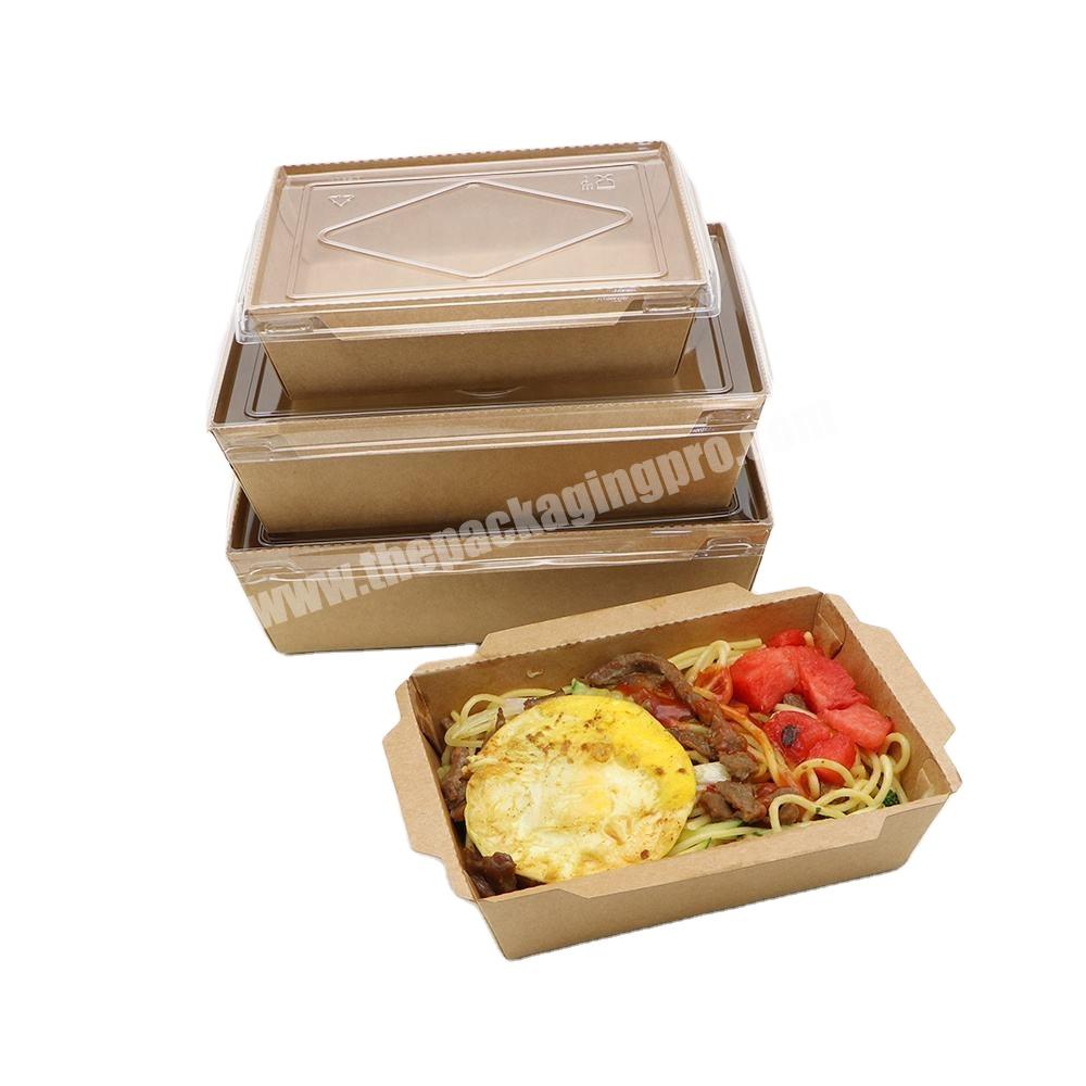 Wholesale Custom Logo Eco Friendly Kraft Paper Food Packing Box