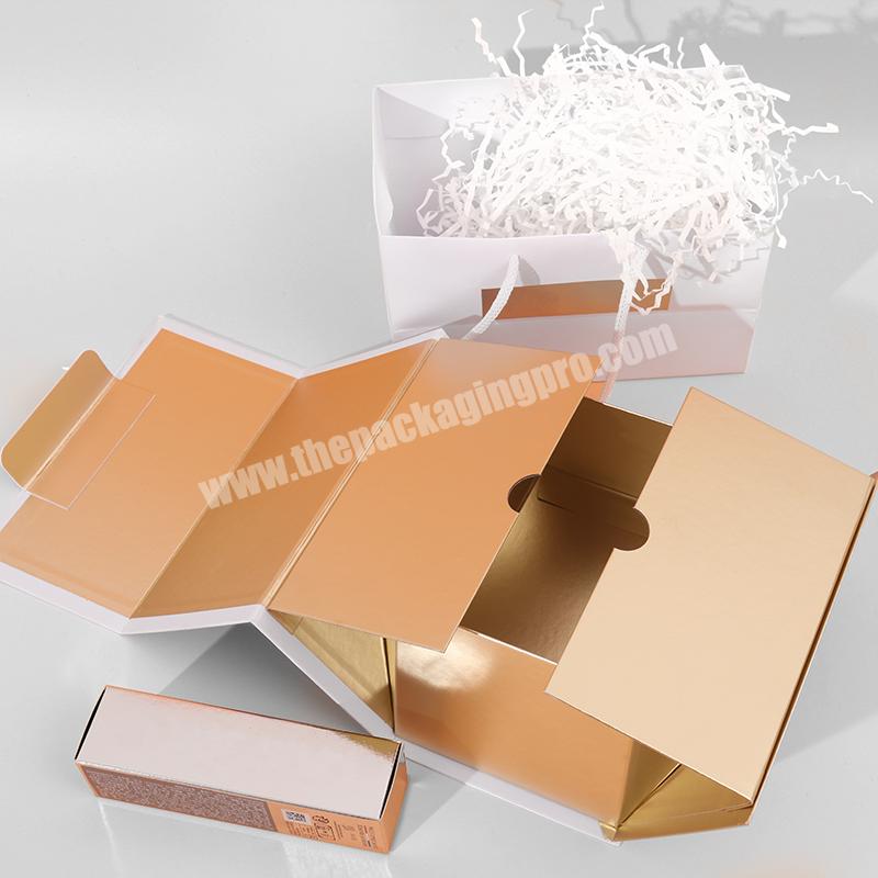 Wholesale Custom Logo Giftbox Luxury Foldable Storage Paper Packaging Folding Gift box