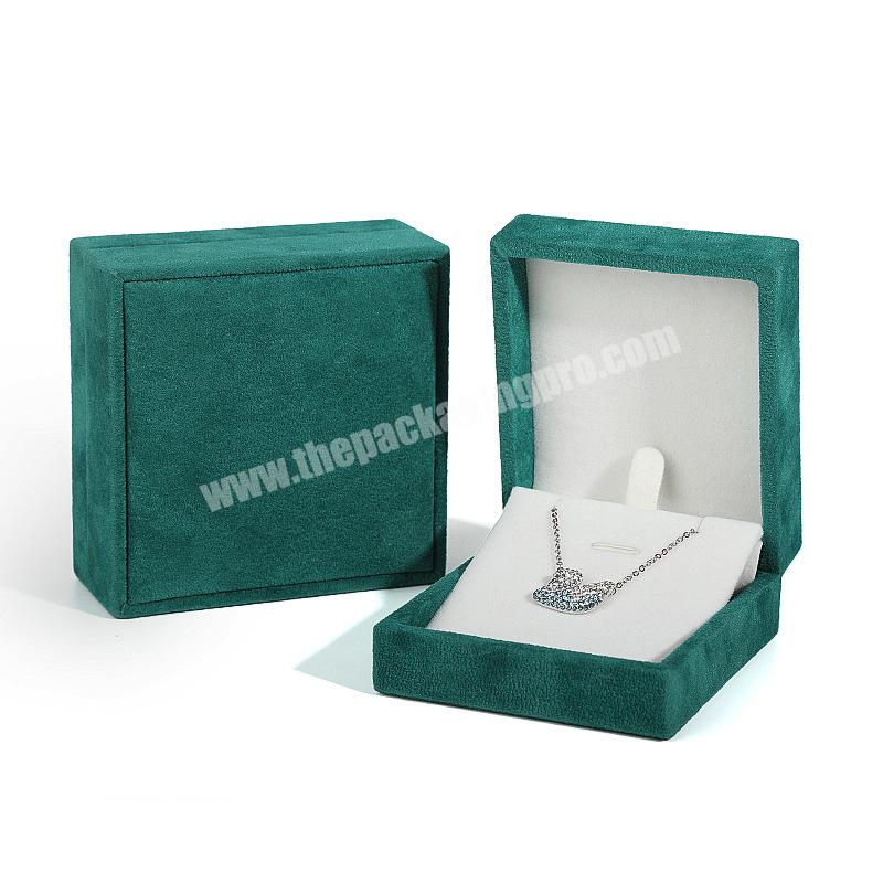 Wholesale Custom Logo Organizer Necklace Ring Travel Luxury Gift Packaging Flannel Jewelry Box