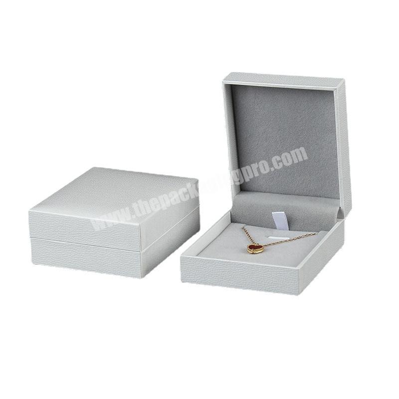 Wholesale Custom Logo Organizer Necklace Ring Travel Luxury Gift Packaging Paper Jewelry Box